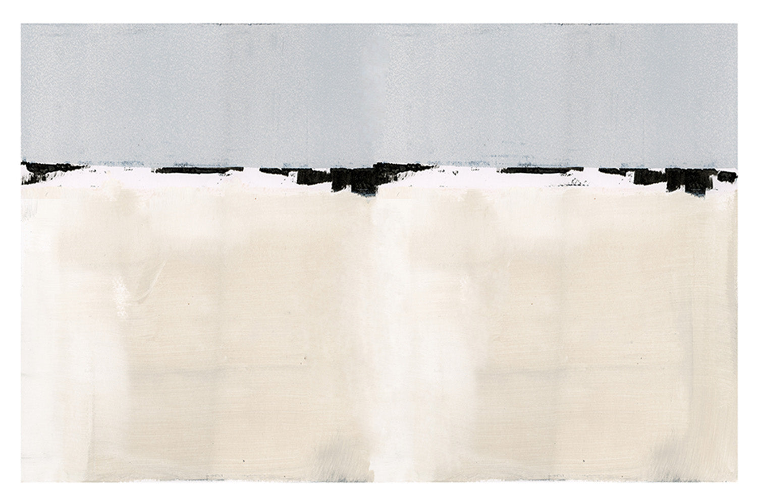 wall-art-print-canvas-poster-framed-Snowy Landscape, Style C-1