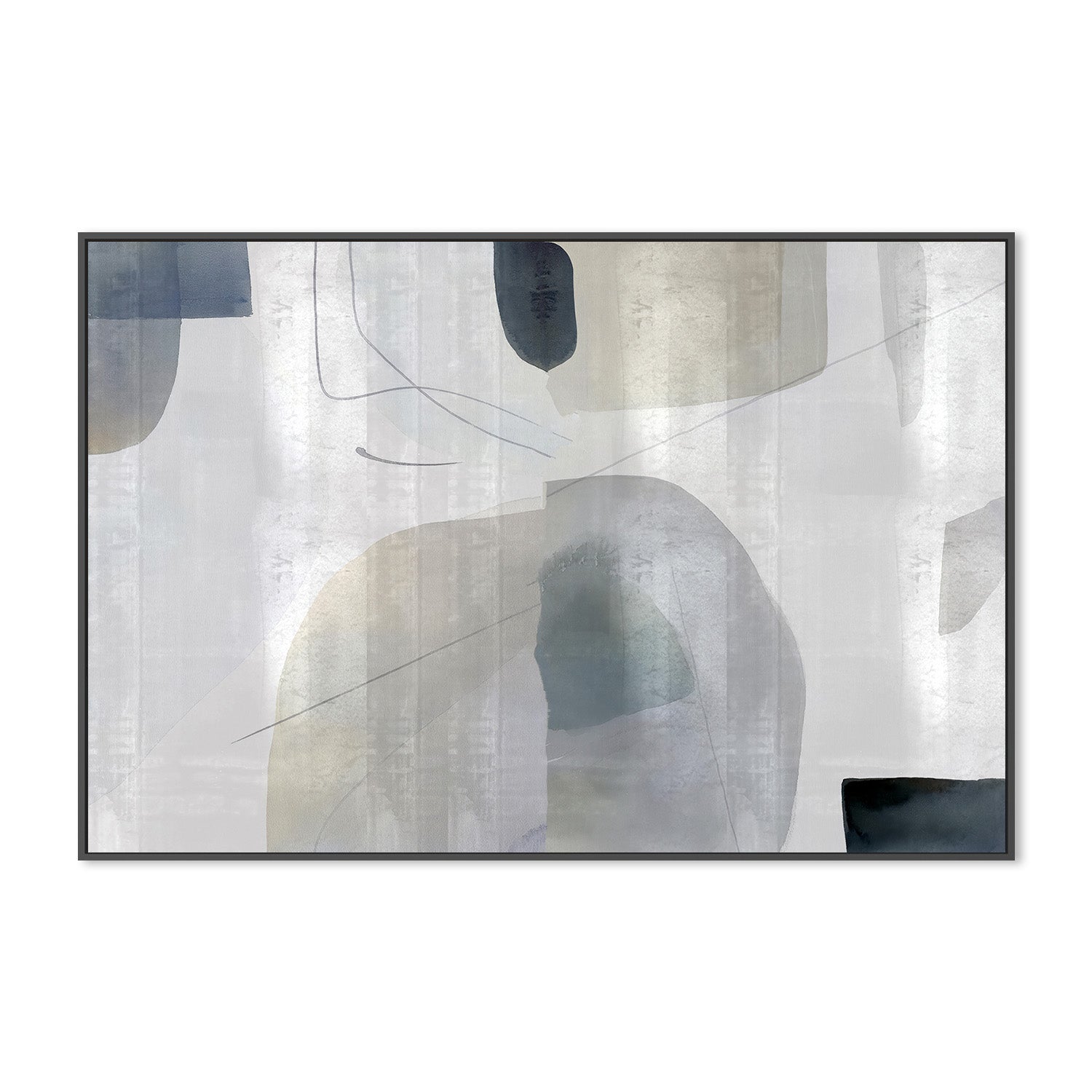 wall-art-print-canvas-poster-framed-Soft Abstract Shapes, Style A-3