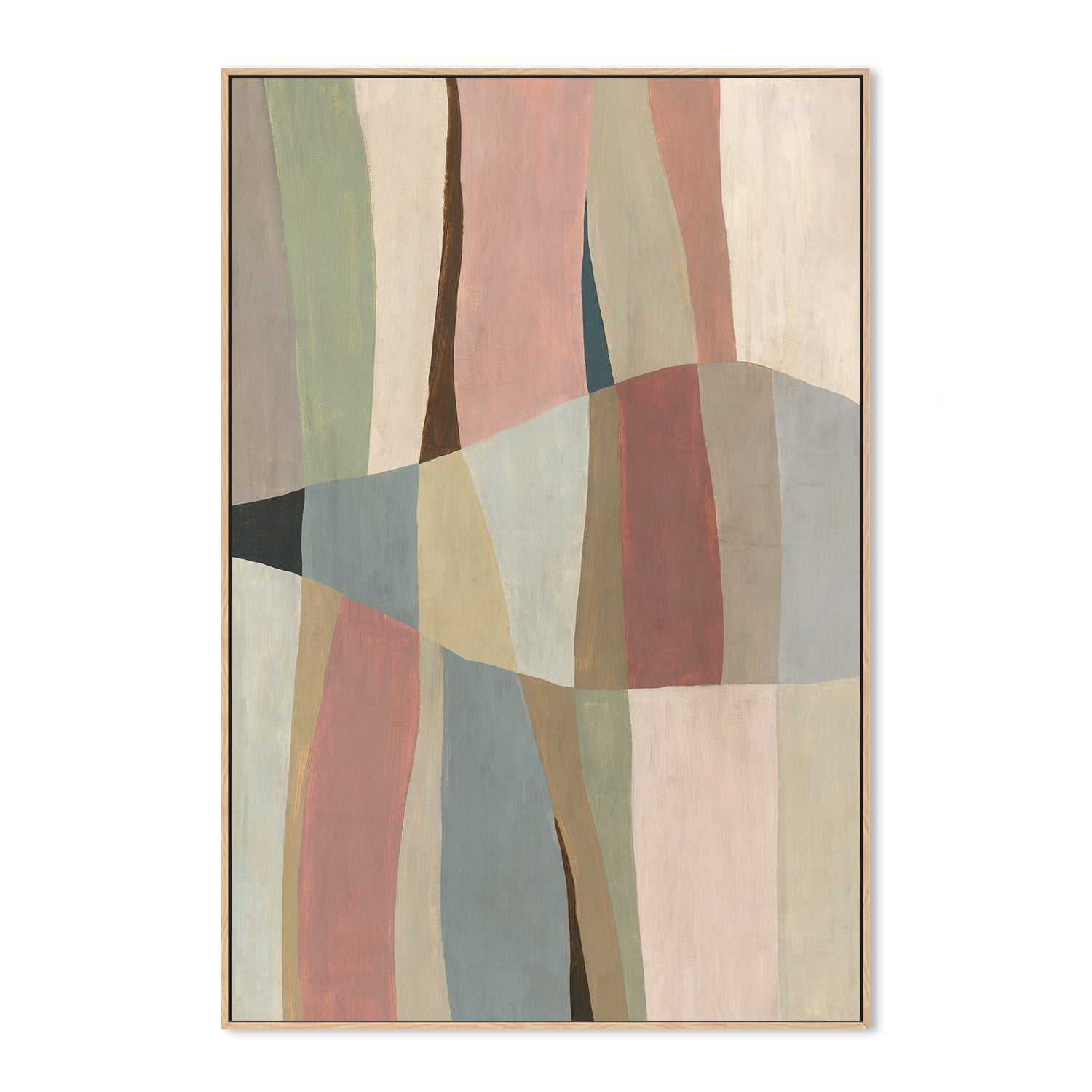 wall-art-print-canvas-poster-framed-Soft Curves in Muted Hues-4