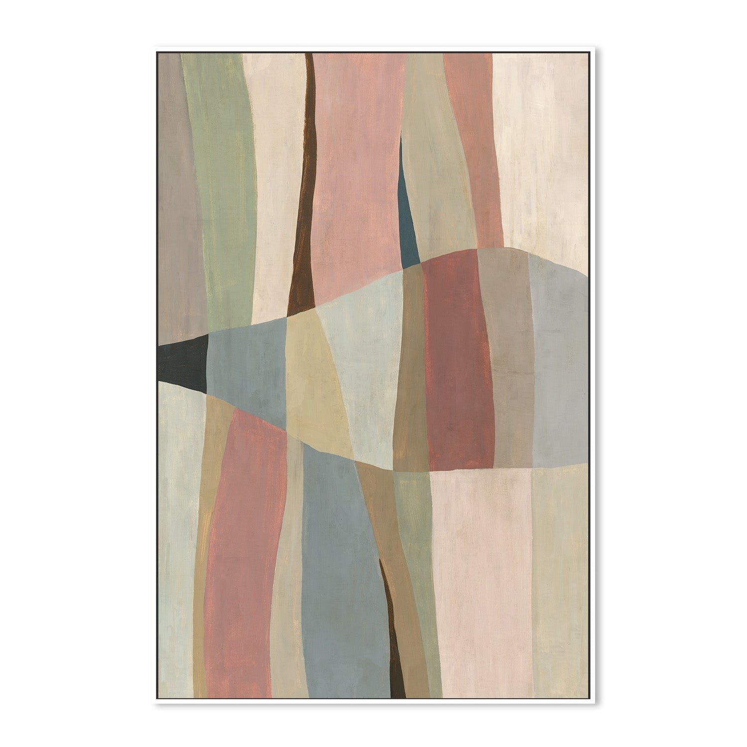 wall-art-print-canvas-poster-framed-Soft Curves in Muted Hues-5