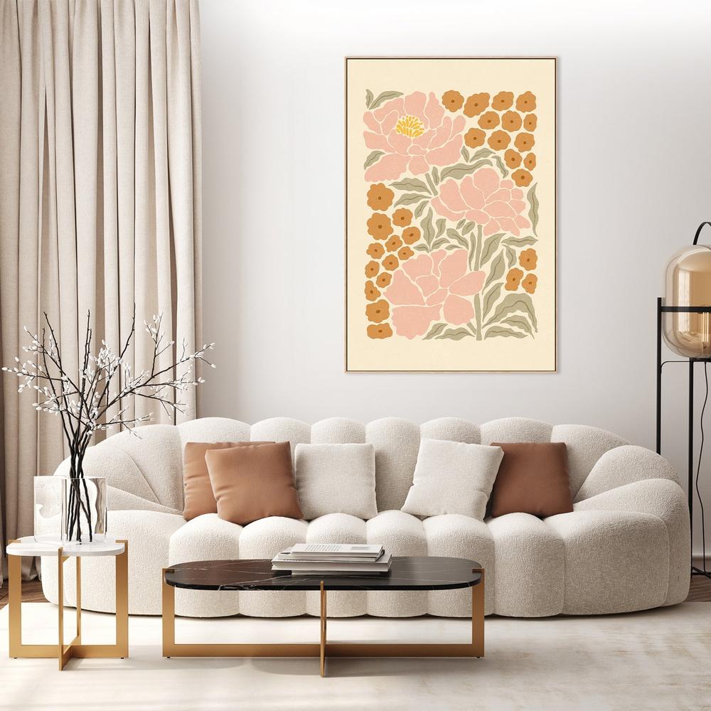 wall-art-print-canvas-poster-framed-Soft Pink Peonies-9