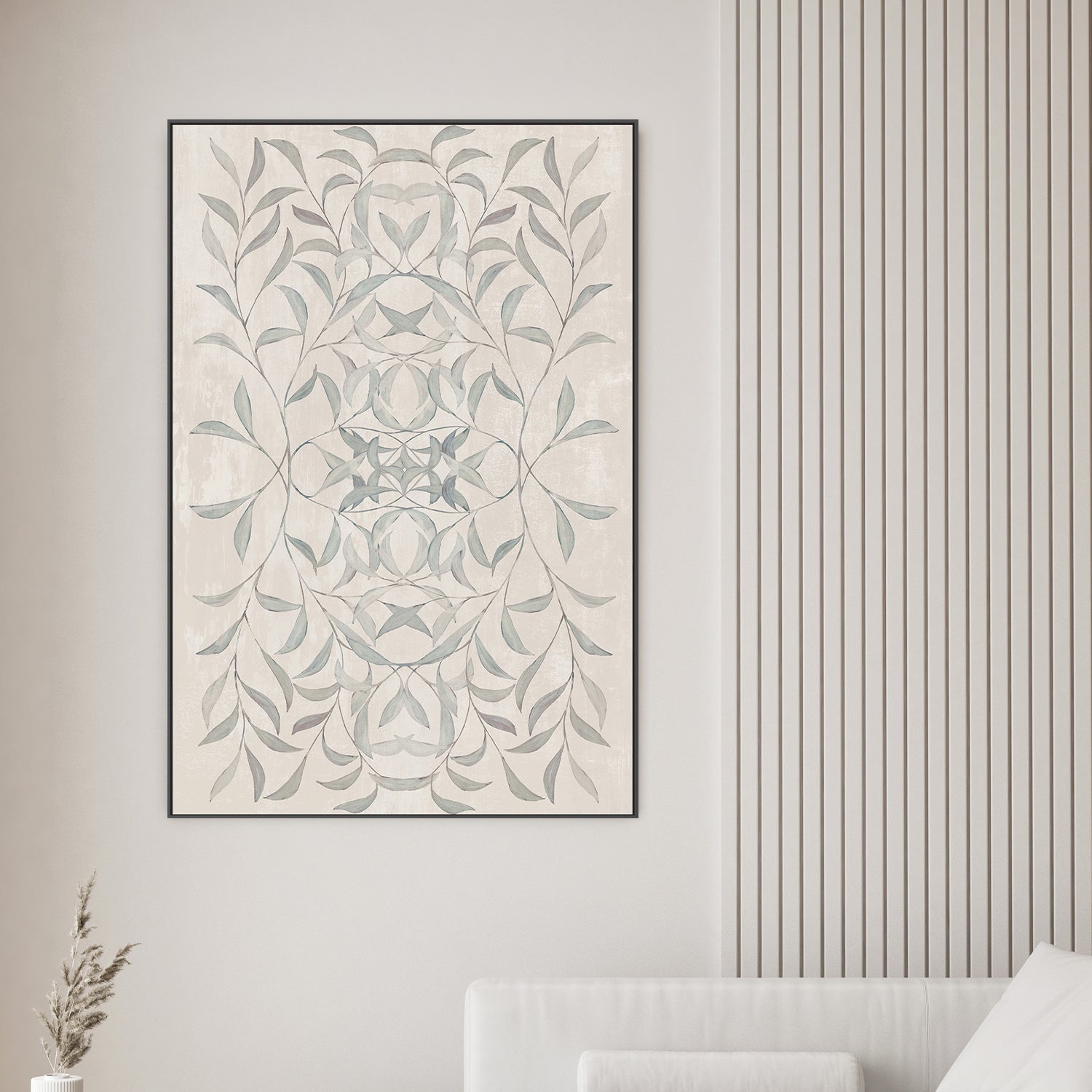 wall-art-print-canvas-poster-framed-Soft Symmetry of Botanical Pa...-2
