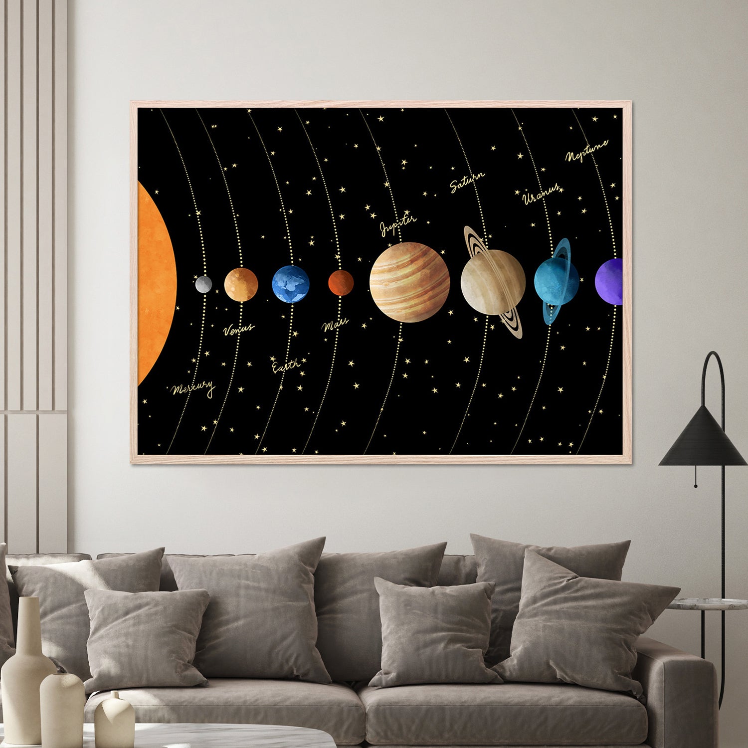 wall-art-print-canvas-poster-framed-Solar Symphony-2