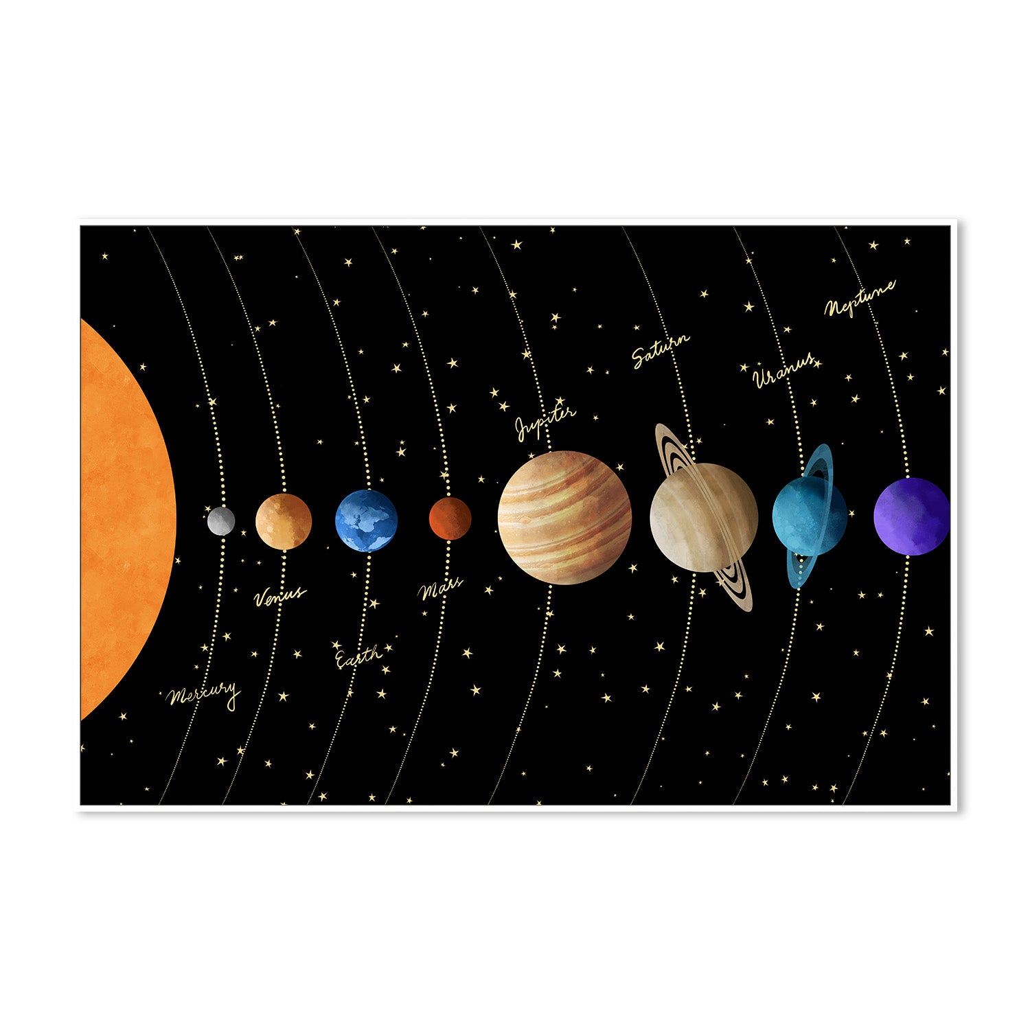 wall-art-print-canvas-poster-framed-Solar Symphony-5