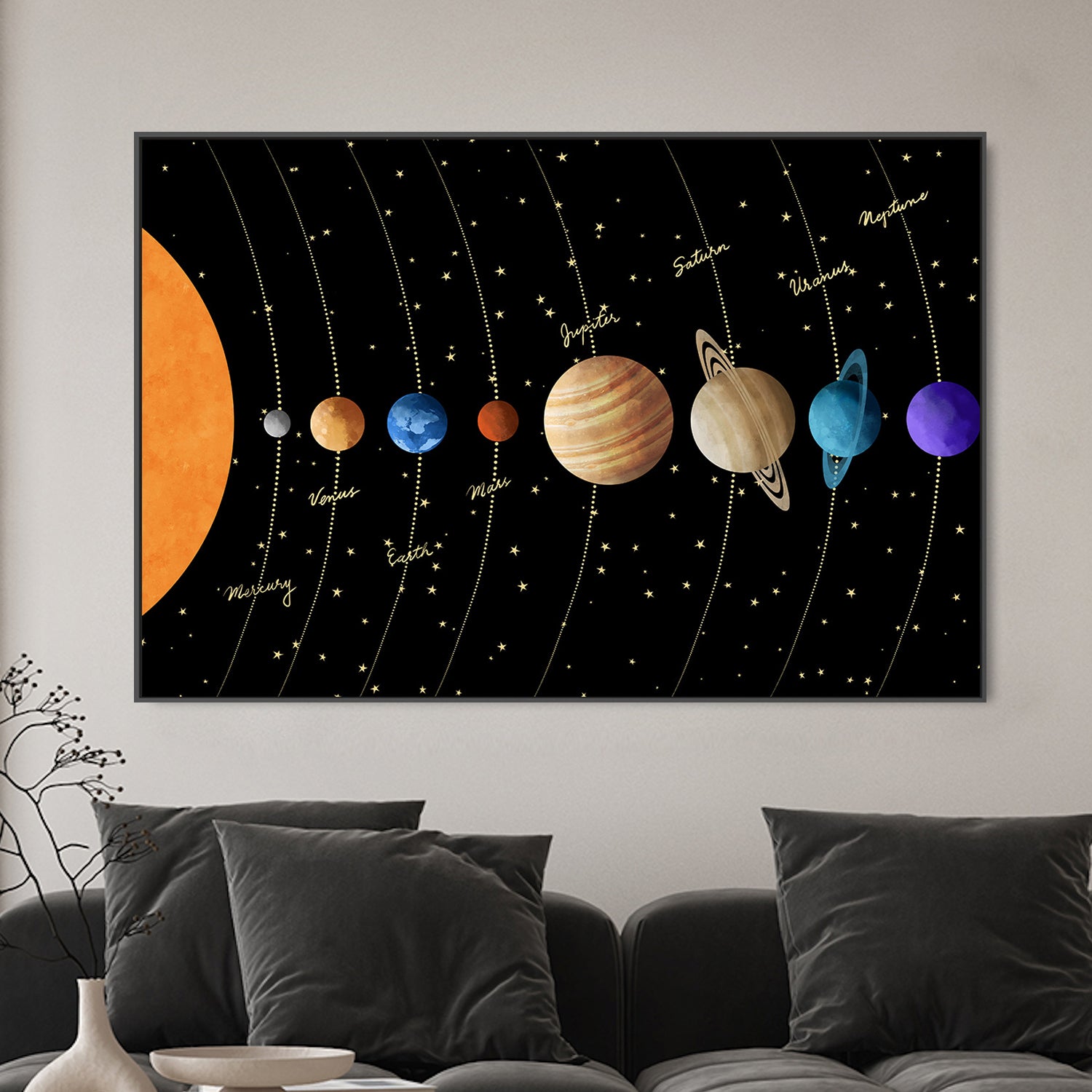 wall-art-print-canvas-poster-framed-Solar Symphony-7