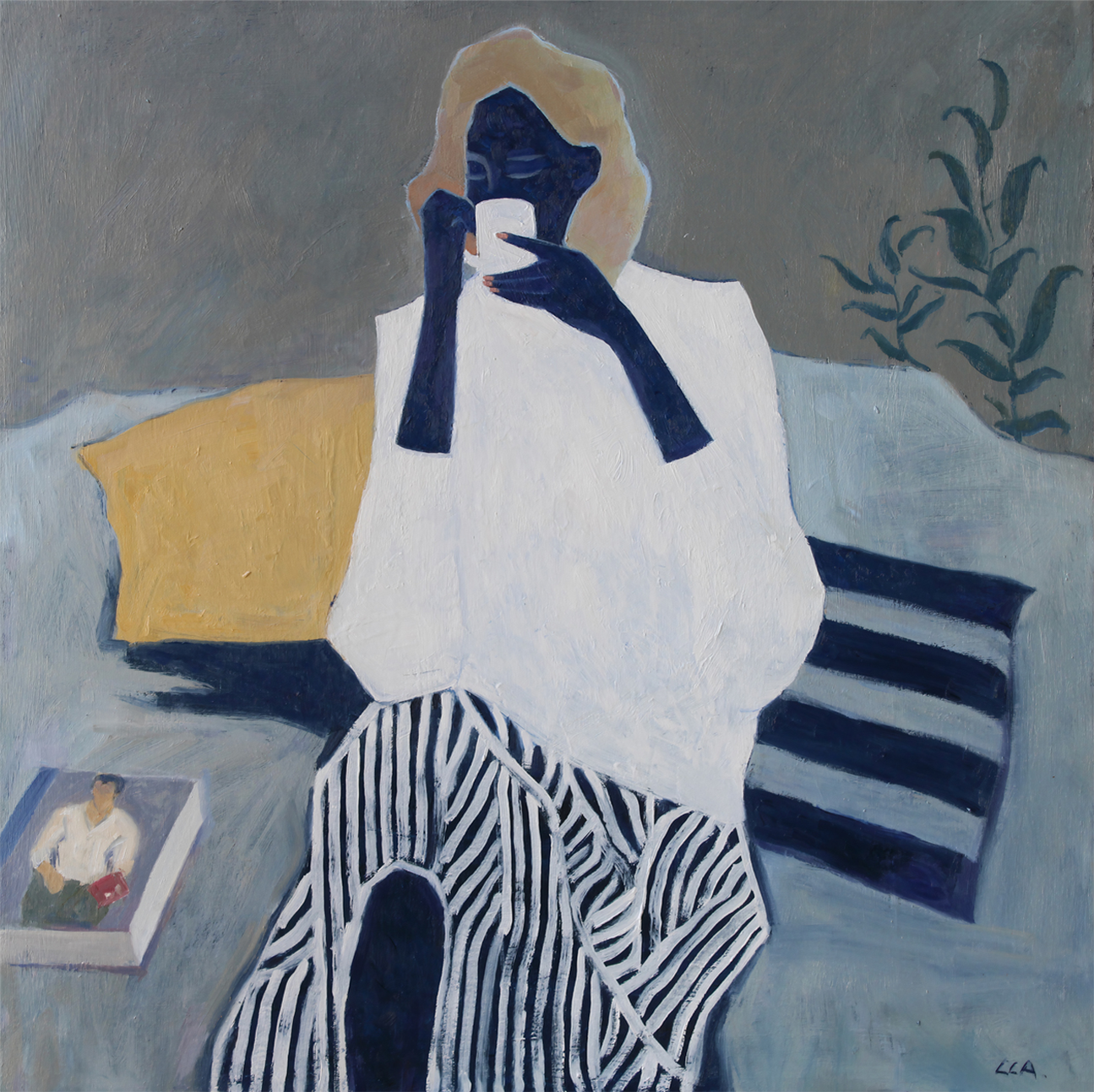 wall-art-print-canvas-poster-framed-Solitude, Style B , By Li Lee-Archer-1