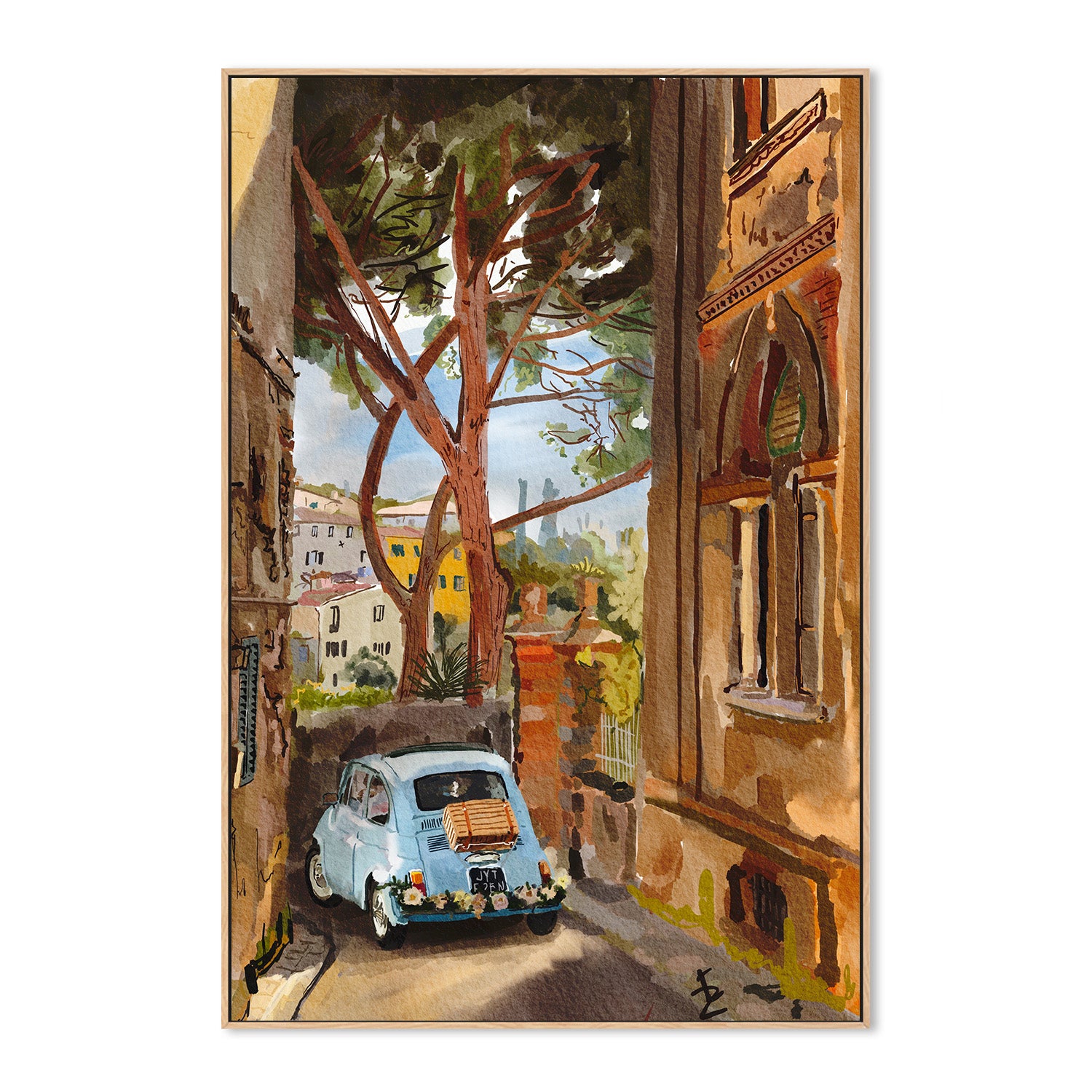 wall-art-print-canvas-poster-framed-Somewhere in Tuscany-4