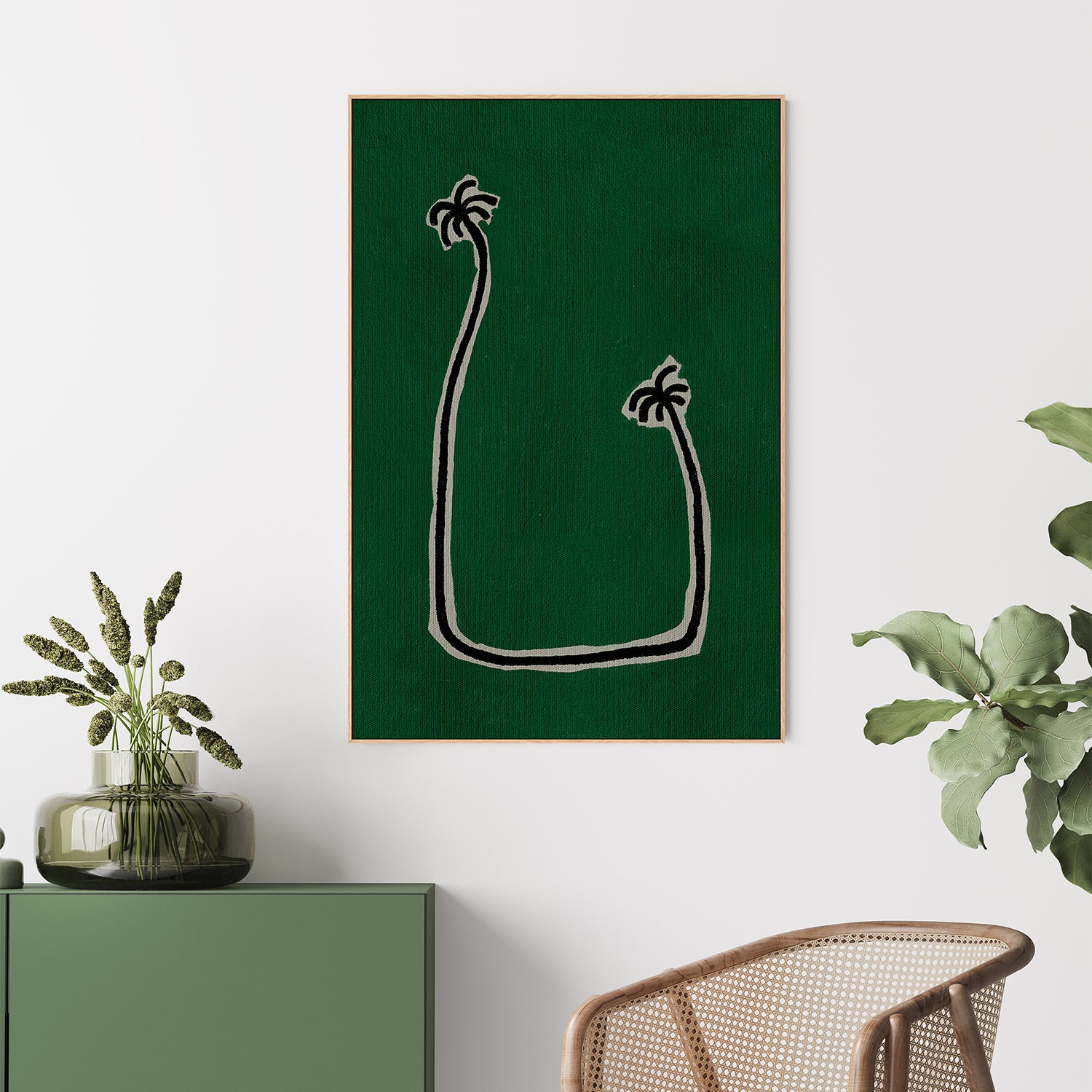 wall-art-print-canvas-poster-framed-Soul Bound - Green-8