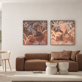 wall-art-print-canvas-poster-framed-Soul Sisters, Style A & B, Rhodanite And Garnet, Set Of 2 , By Amanda Skye-2