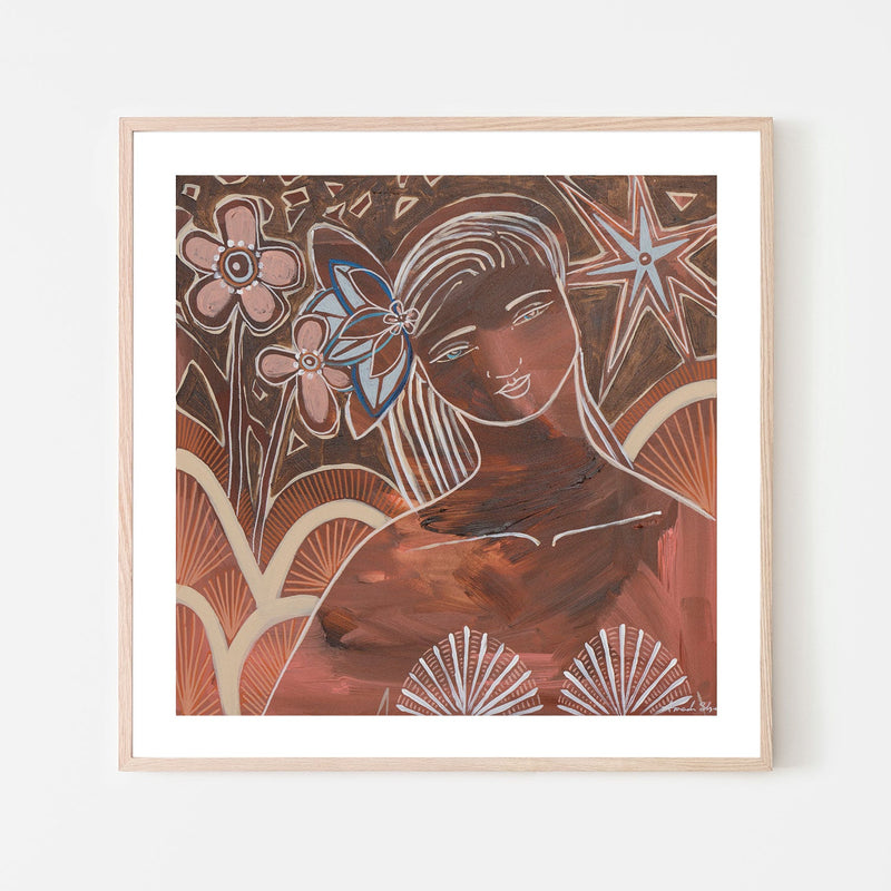 wall-art-print-canvas-poster-framed-Soul Sisters, Style A, Rhodanite And Garnet , By Amanda Skye-6