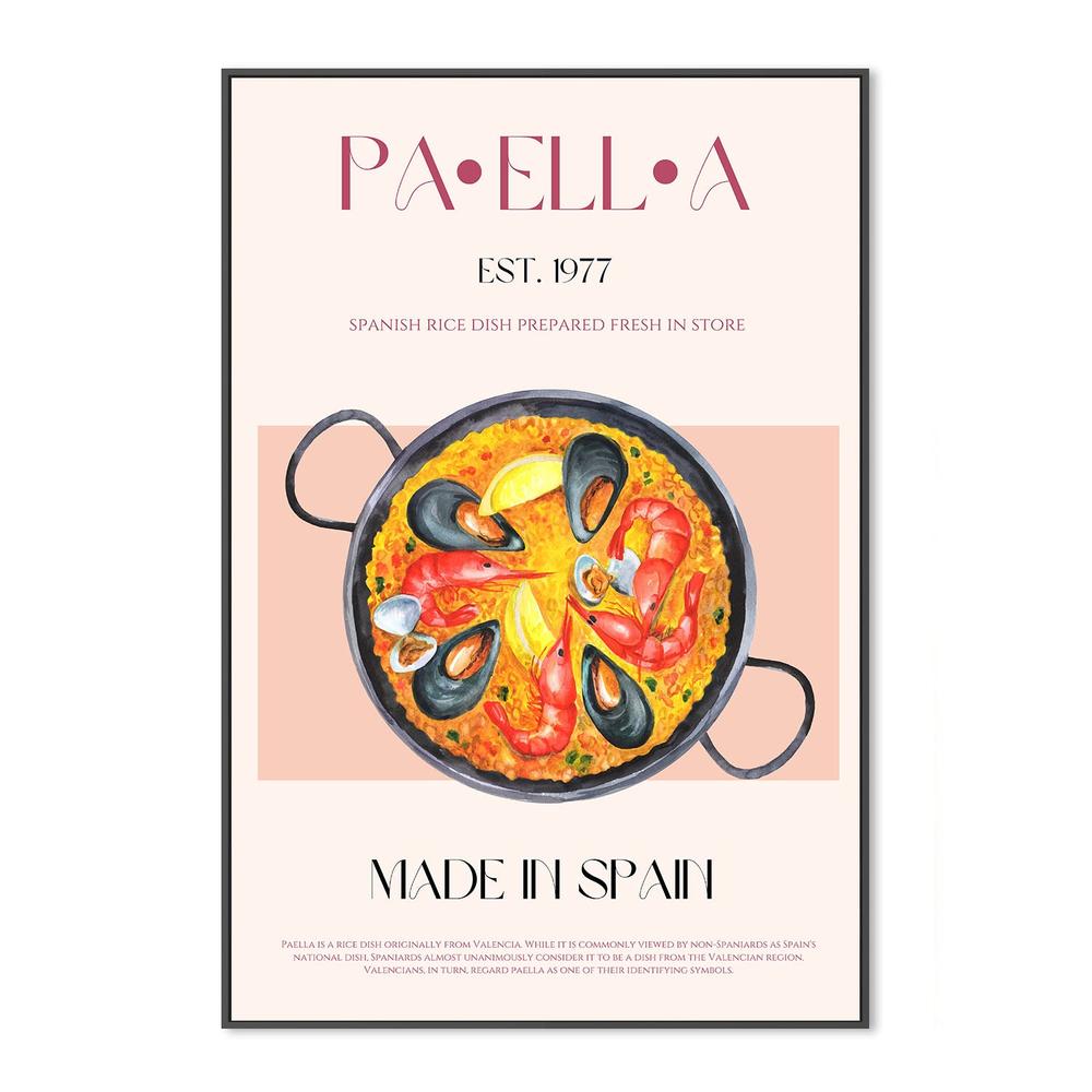 wall-art-print-canvas-poster-framed-Spanish Seafood Paella-3