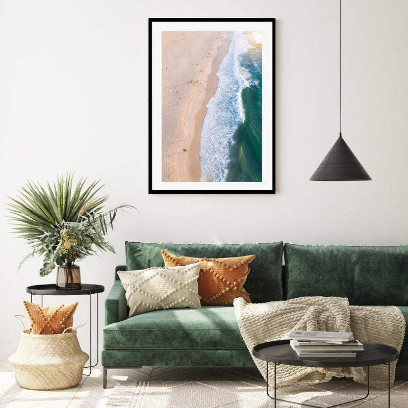 wall-art-print-canvas-poster-framed-Sparse Shores , By Max Lissendon-GIOIA-WALL-ART