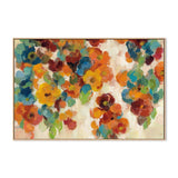 wall-art-print-canvas-poster-framed-Spice and Turquoise Florals-by-Silvia Vassileva-Gioia Wall Art