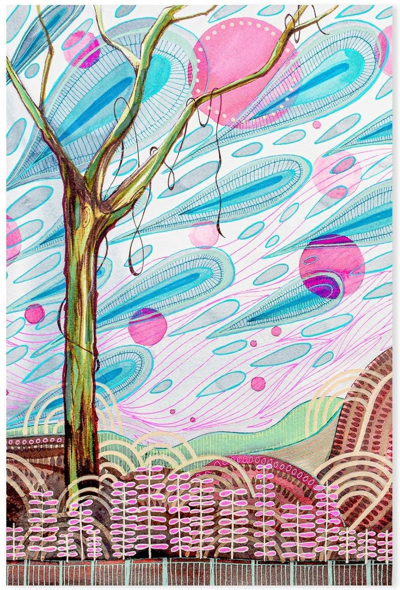 wall-art-print-canvas-poster-framed-Spirit Tree , By Sarah Carlton Art-GIOIA-WALL-ART