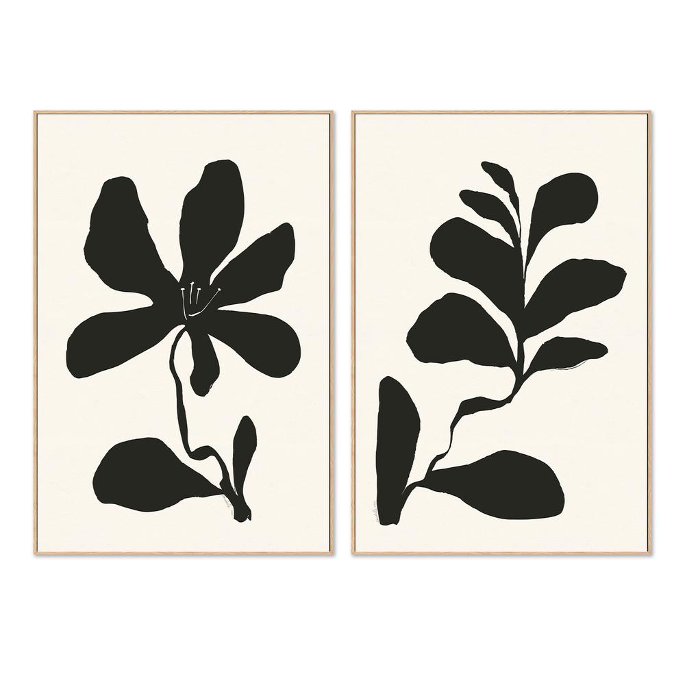 wall-art-print-canvas-poster-framed-Spring Bloom, Style A & B, Set Of 2 , By Andelle Art-4