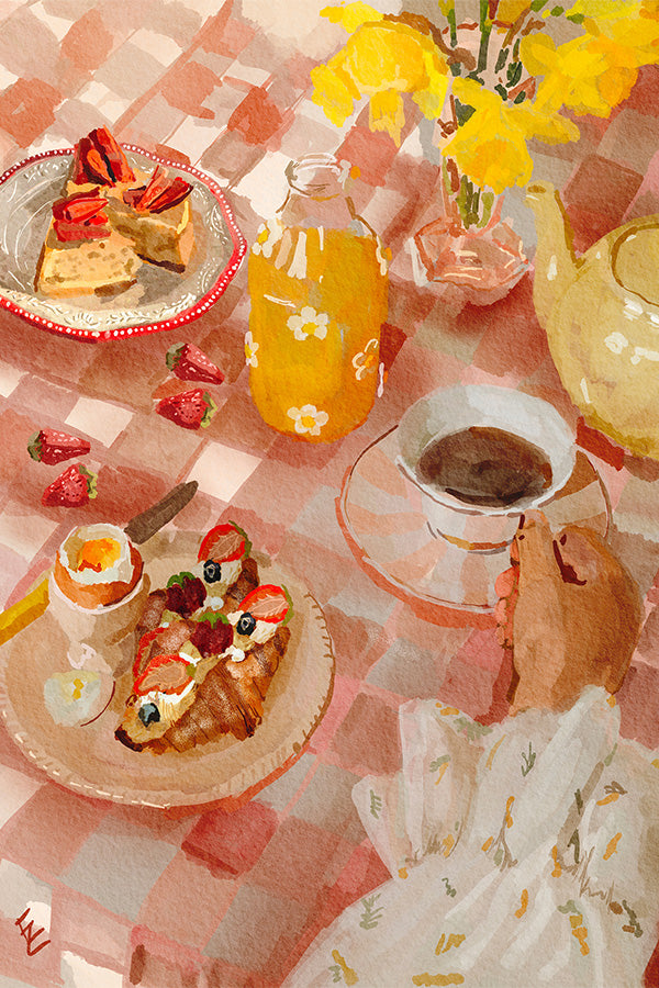 wall-art-print-canvas-poster-framed-Spring breakfast-1