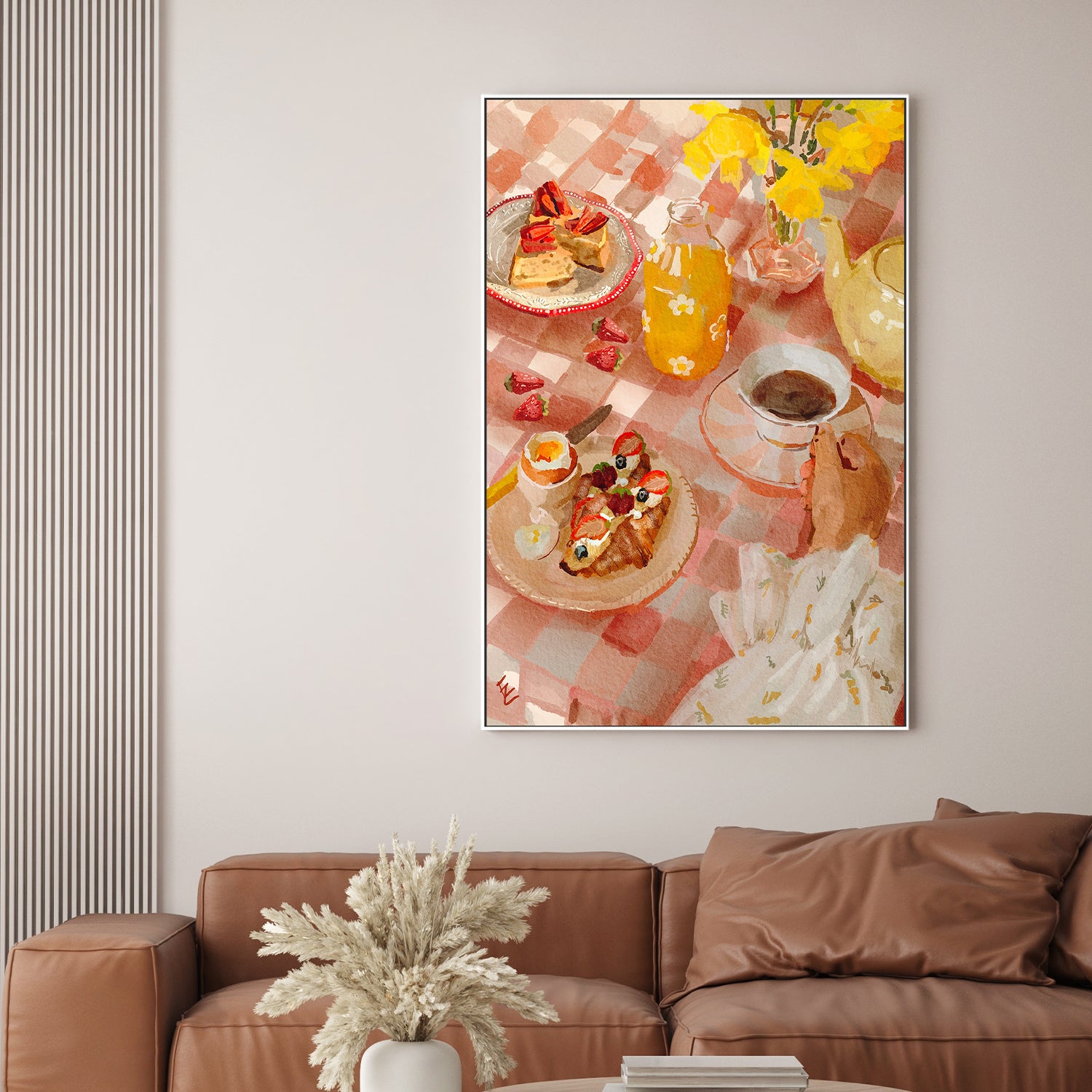 wall-art-print-canvas-poster-framed-Spring breakfast-2
