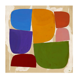 wall-art-print-canvas-poster-framed-Square Abstract Colourful Composition Modern Style , By Marco Marella-1