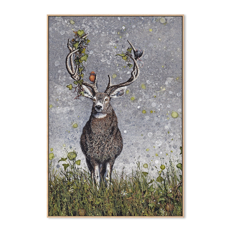 wall-art-print-canvas-poster-framed-Stag , By Maggie Vandewalle-GIOIA-WALL-ART