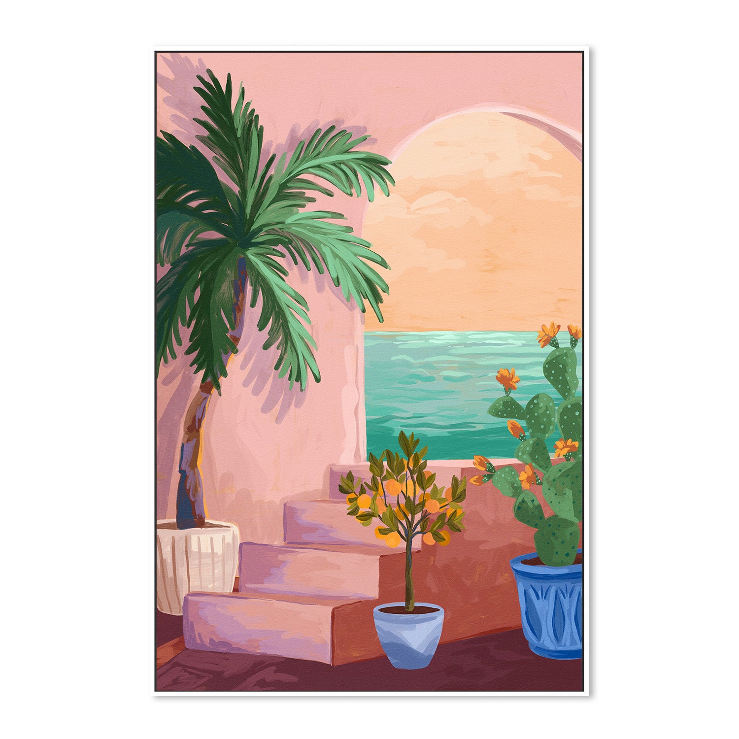 wall-art-print-canvas-poster-framed-Stairway To Paradise-5