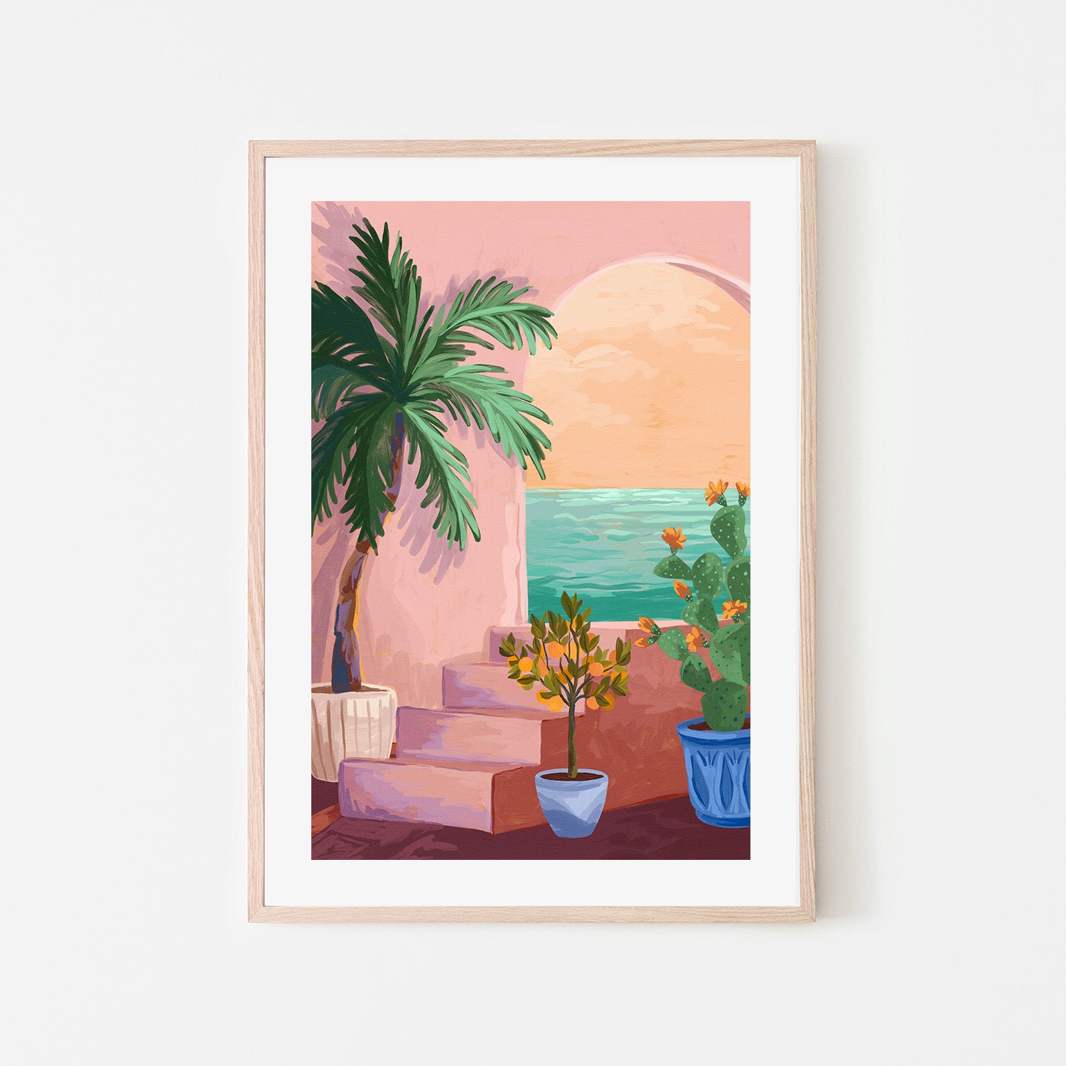 wall-art-print-canvas-poster-framed-Stairway To Paradise-6