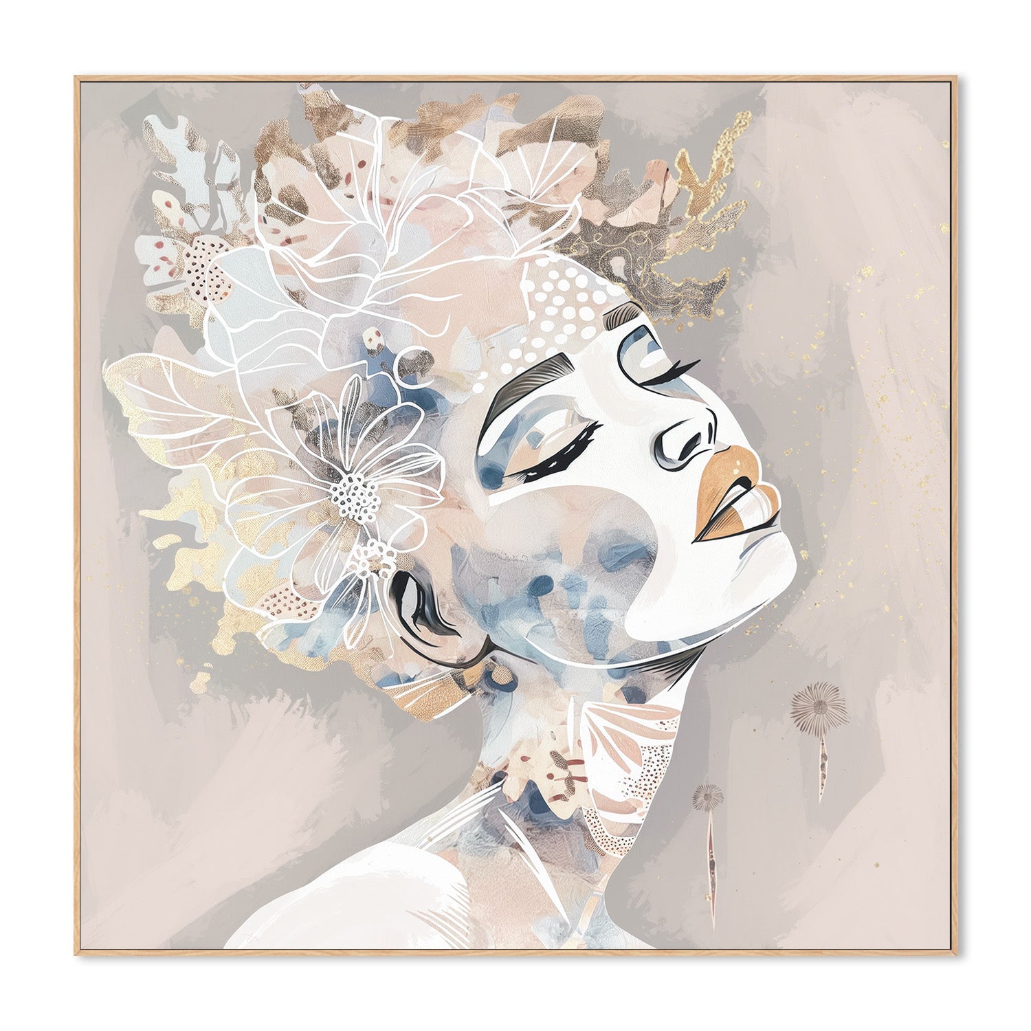 wall-art-print-canvas-poster-framed-Stardust pink-4