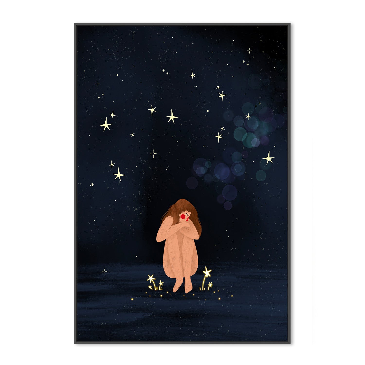 wall-art-print-canvas-poster-framed-Starlit Solitude-3