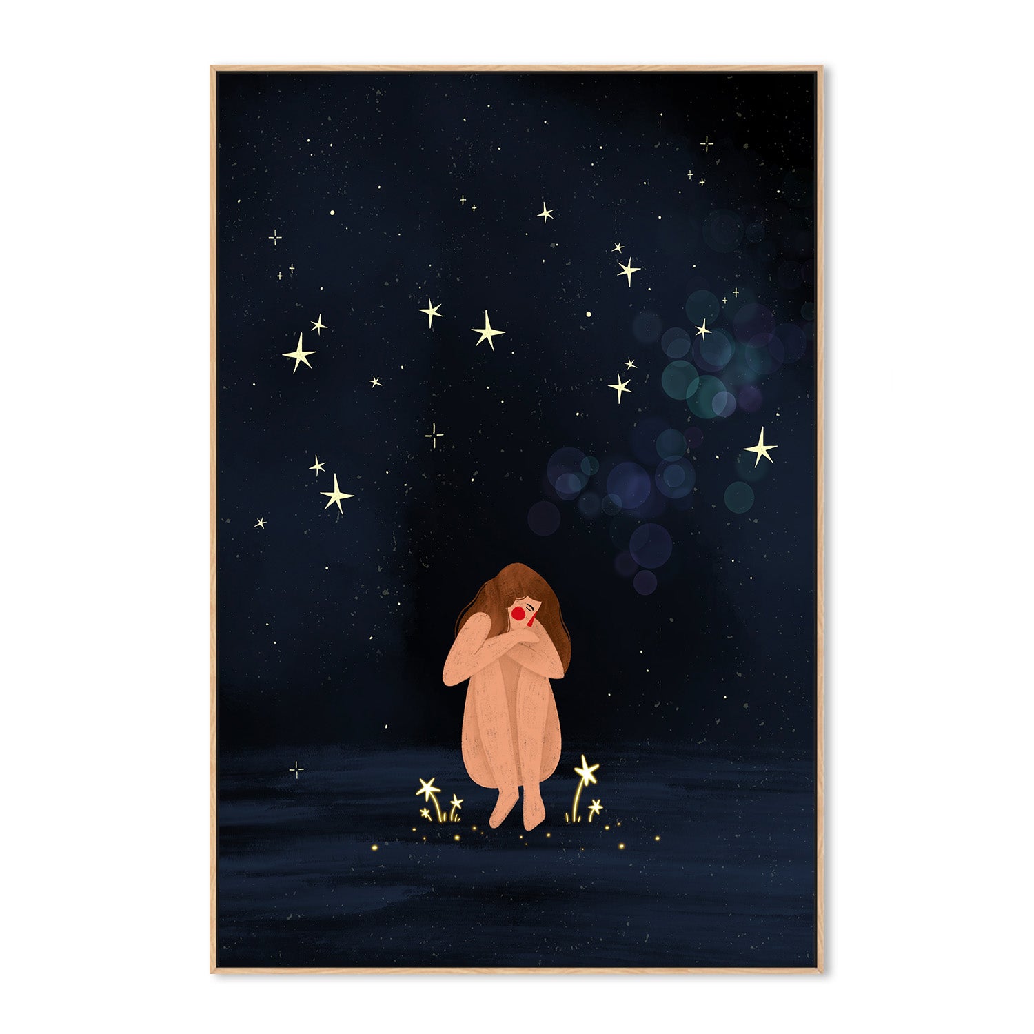 wall-art-print-canvas-poster-framed-Starlit Solitude-4