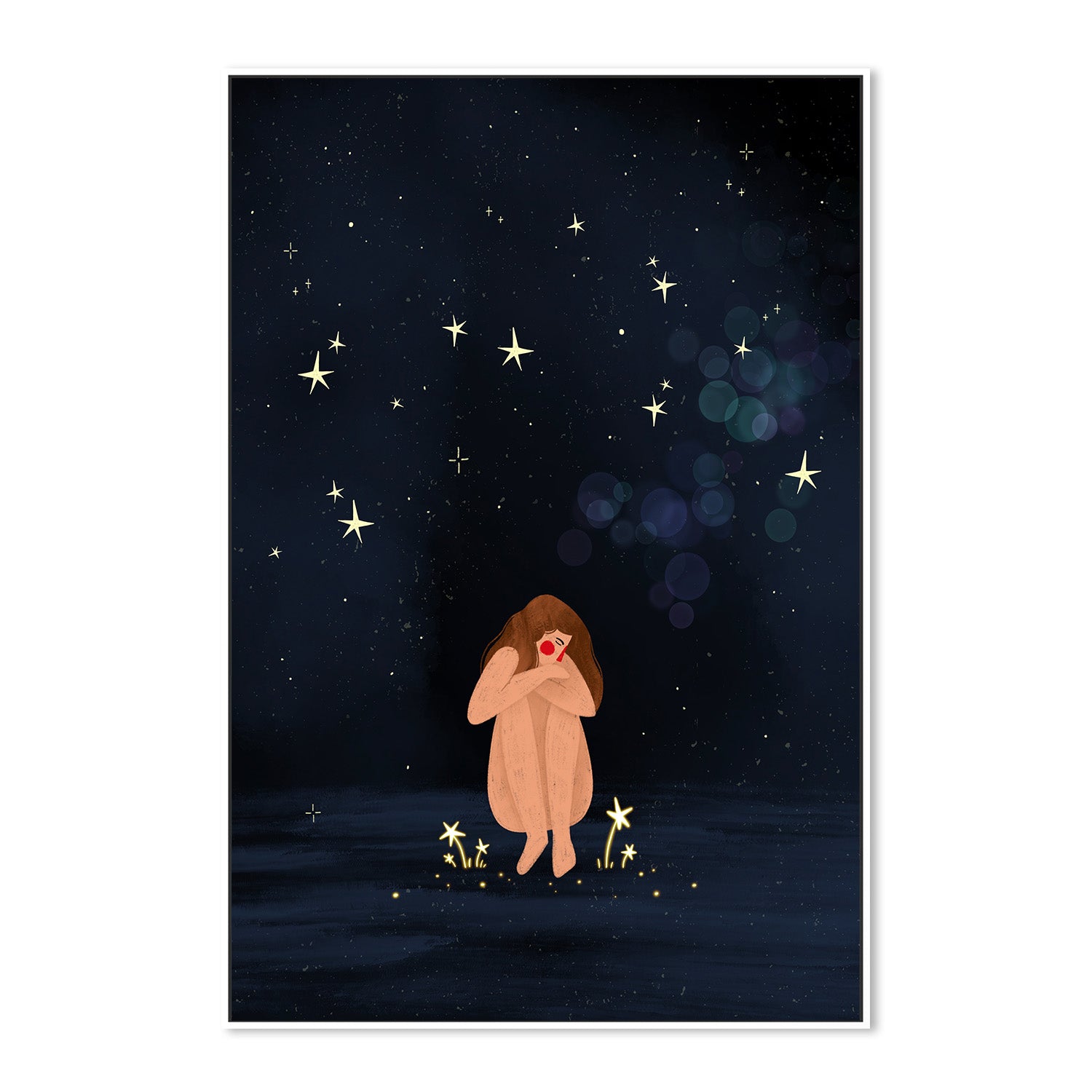 wall-art-print-canvas-poster-framed-Starlit Solitude-5
