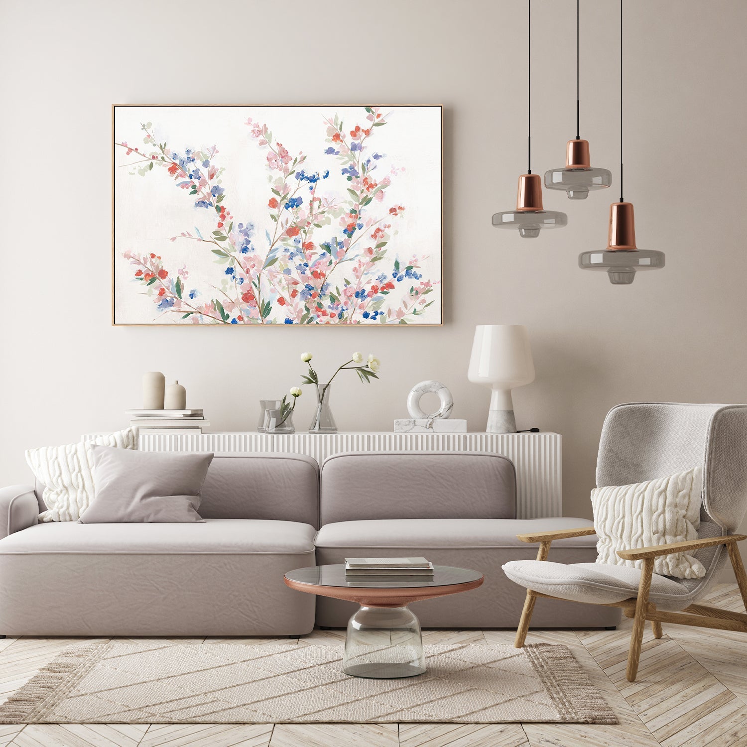 wall-art-print-canvas-poster-framed-Starry Blossoms , By Isabelle Z-7