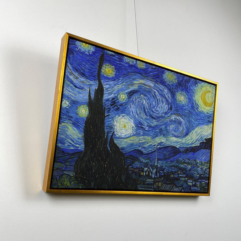 wall-art-print-canvas-poster-framed-Starry Night, Van Gogh-by-Gioia Wall Art-Gioia Wall Art
