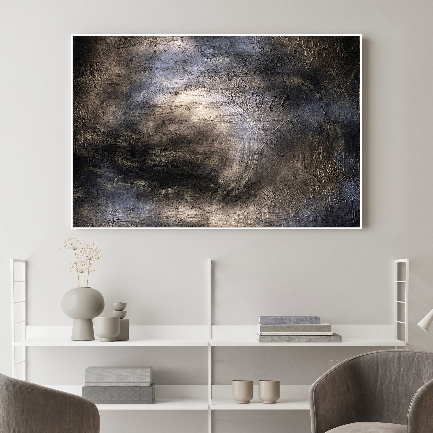 wall-art-print-canvas-poster-framed-Steel Night-2