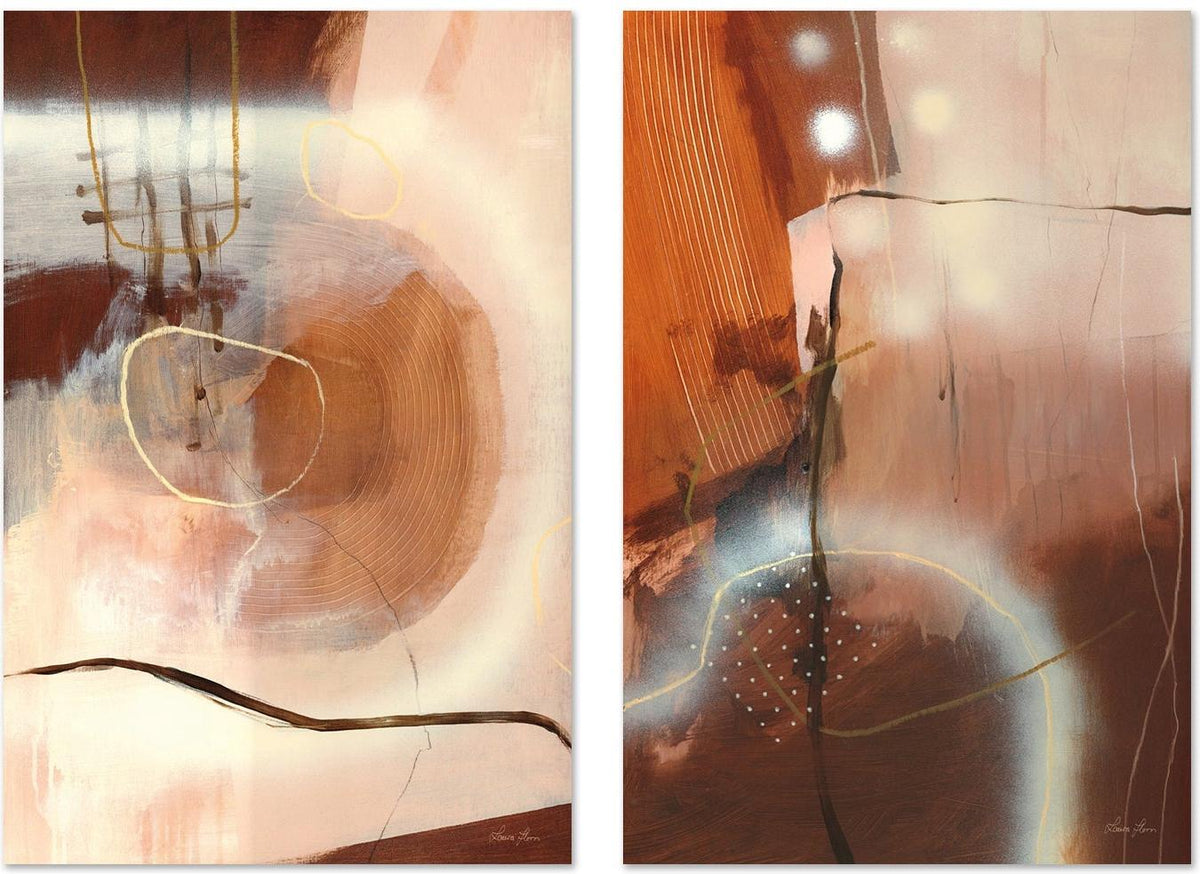 wall-art-print-canvas-poster-framed-Stick & Wood, Set of 2-by-Laura Horn-Gioia Wall Art