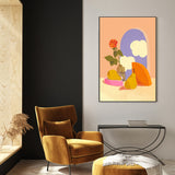 wall-art-print-canvas-poster-framed-Still Life With A Pear , By Gigi Rosado-GIOIA-WALL-ART