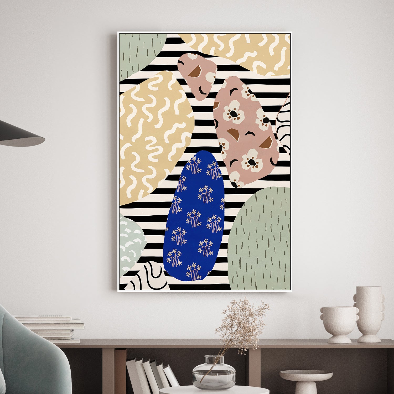 wall-art-print-canvas-poster-framed-Stone Pattern-2