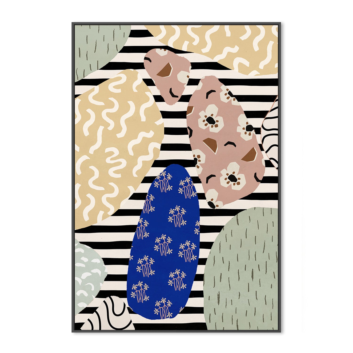 wall-art-print-canvas-poster-framed-Stone Pattern-3