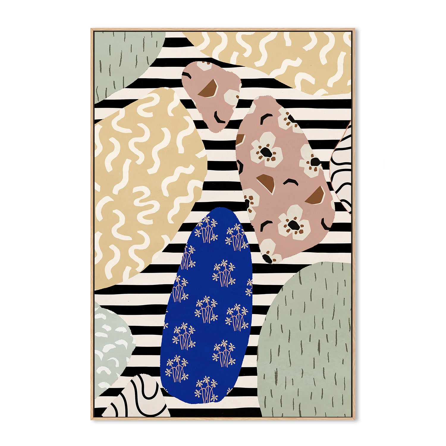 wall-art-print-canvas-poster-framed-Stone Pattern-4