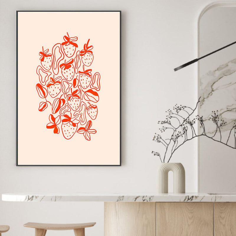 wall-art-print-canvas-poster-framed-Strawberries , By Gigi Rosado-GIOIA-WALL-ART