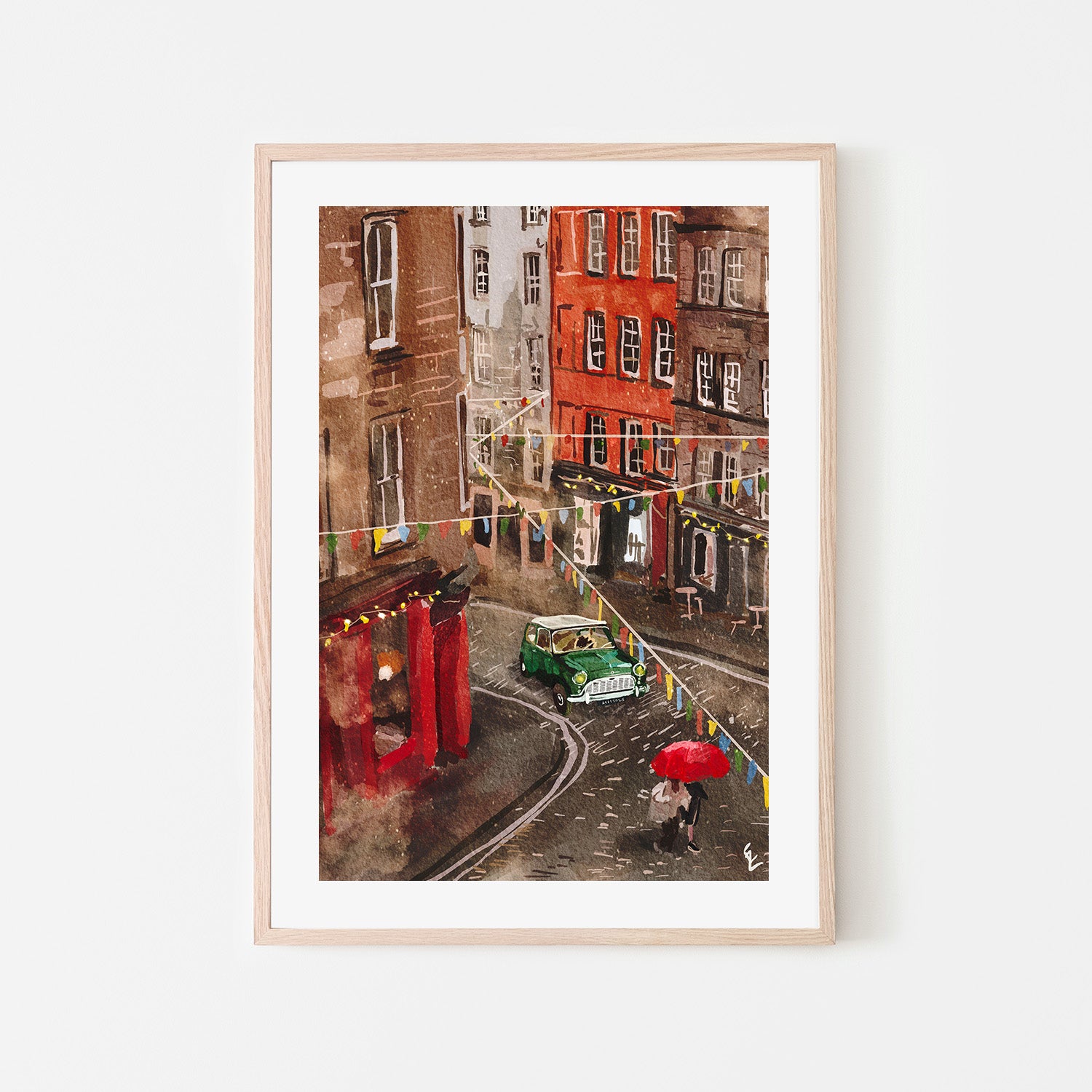 wall-art-print-canvas-poster-framed-Streets of Edinburgh-6