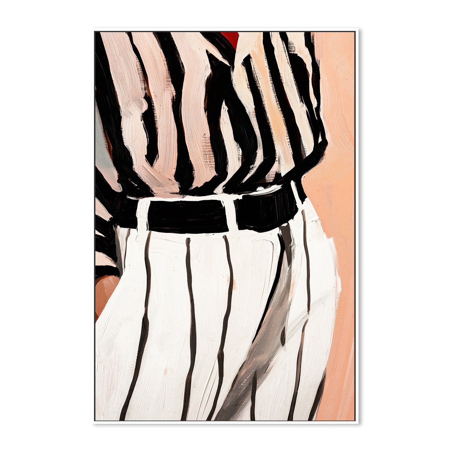 wall-art-print-canvas-poster-framed-Stripe Elegance-5