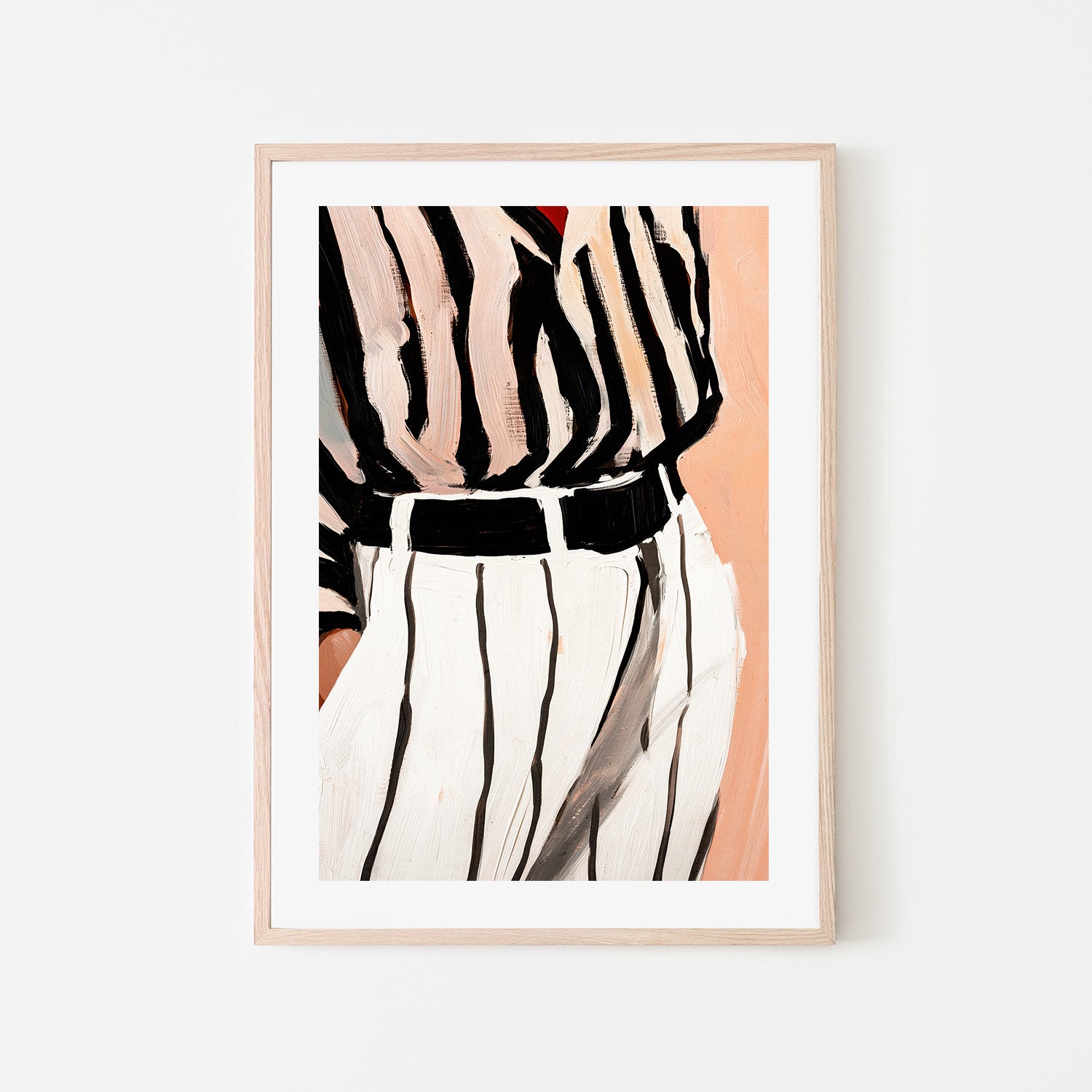 wall-art-print-canvas-poster-framed-Stripe Elegance-6