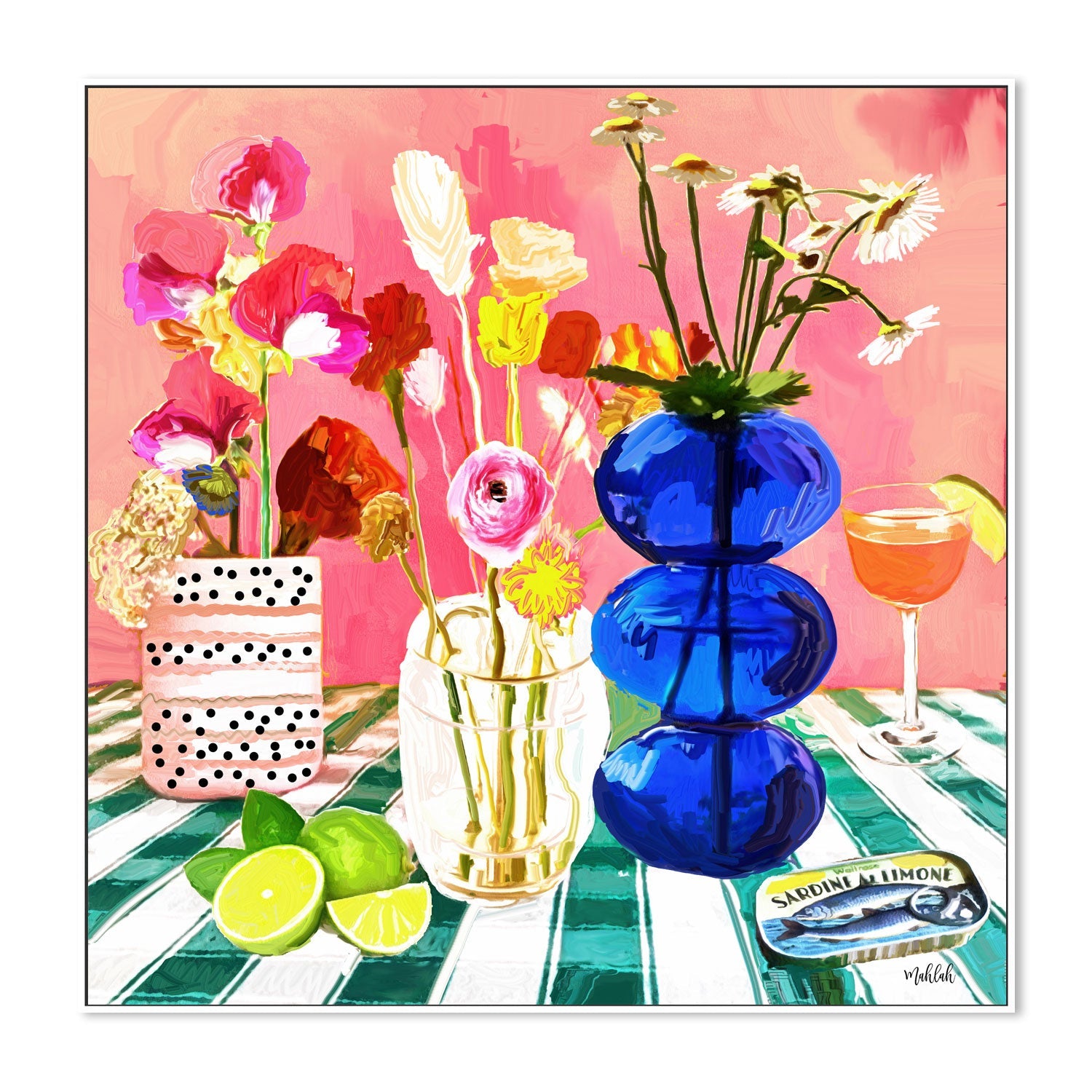 wall-art-print-canvas-poster-framed-Stripe Snack , By Inkheart Designs-5