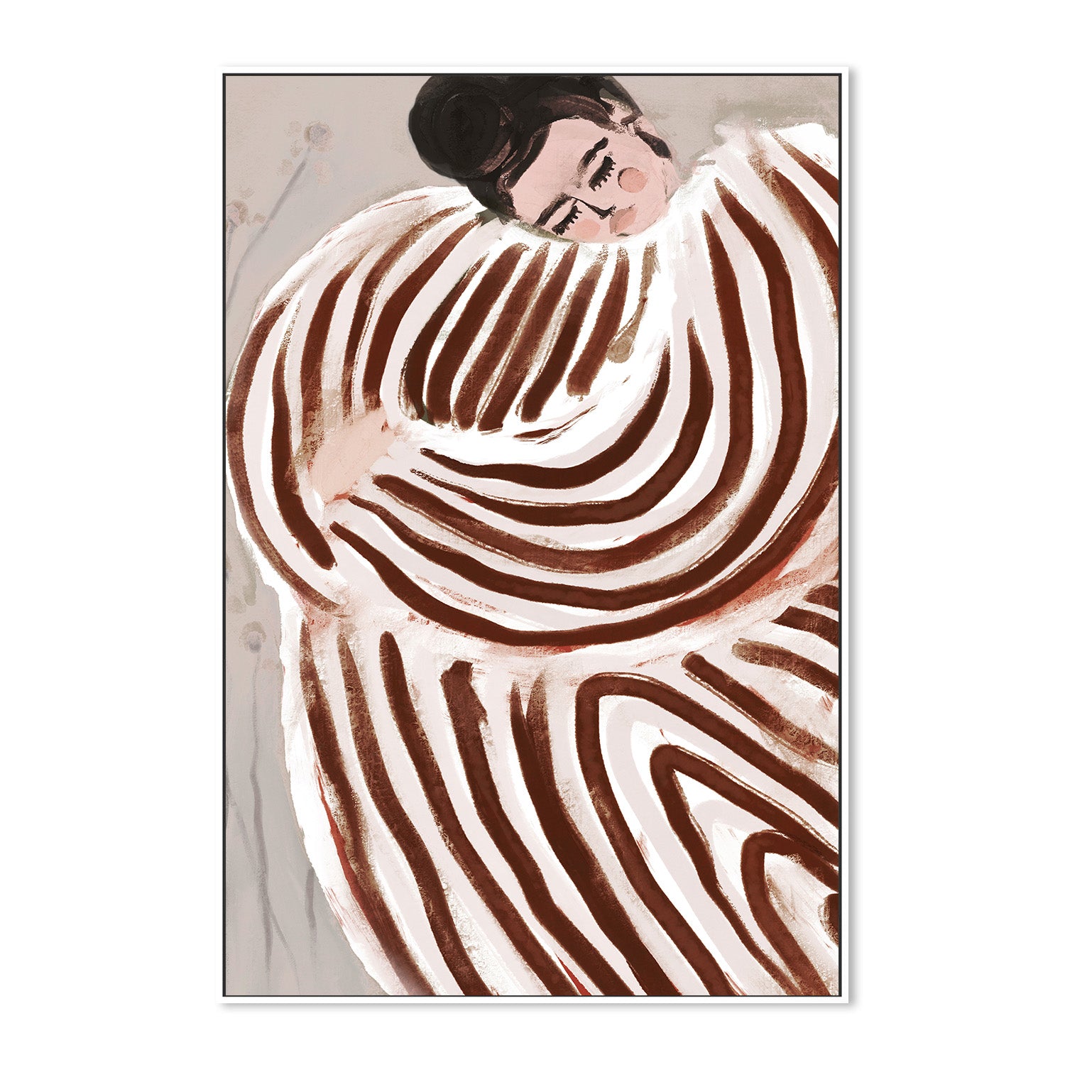 wall-art-print-canvas-poster-framed-Striped Embrace-5
