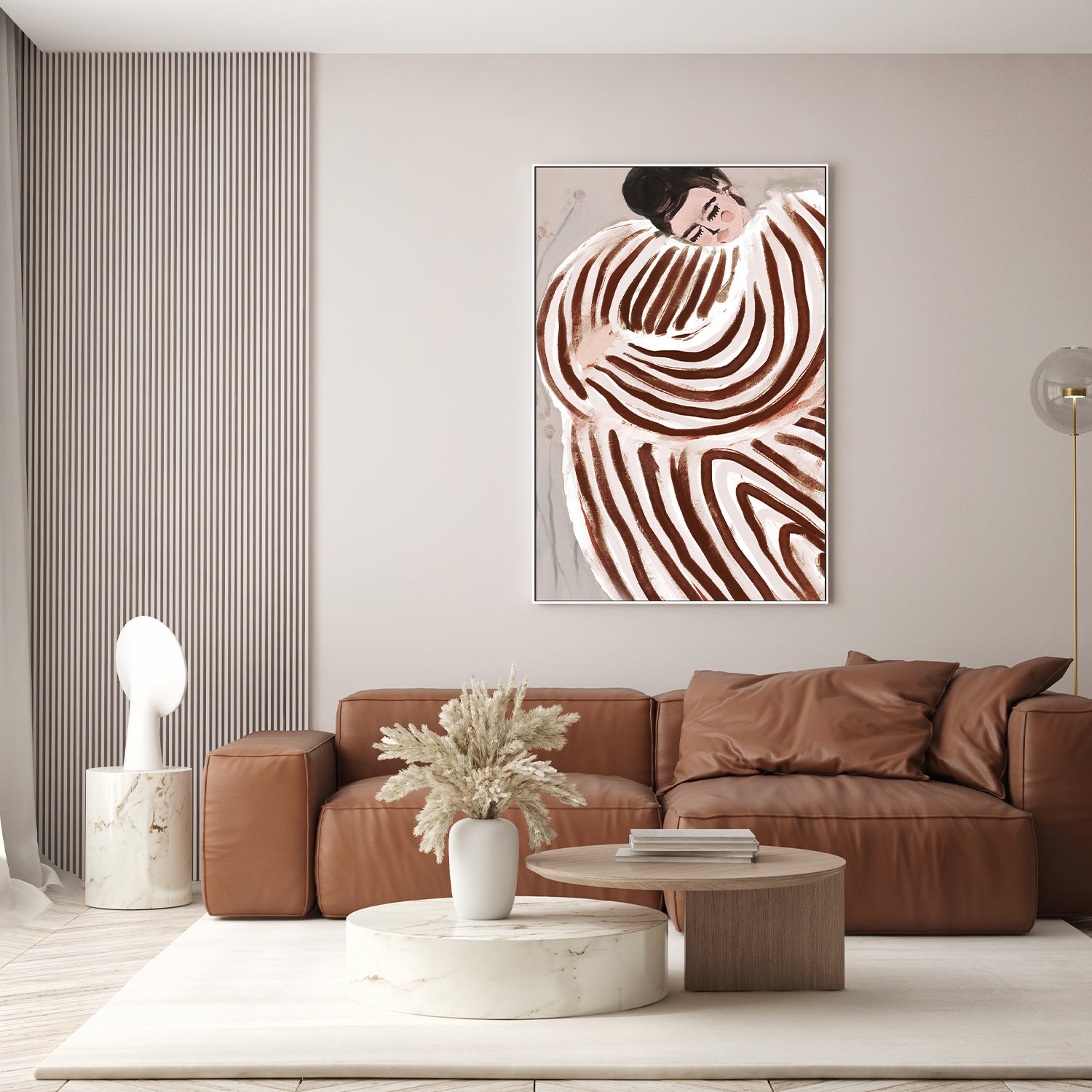 wall-art-print-canvas-poster-framed-Striped Embrace-8
