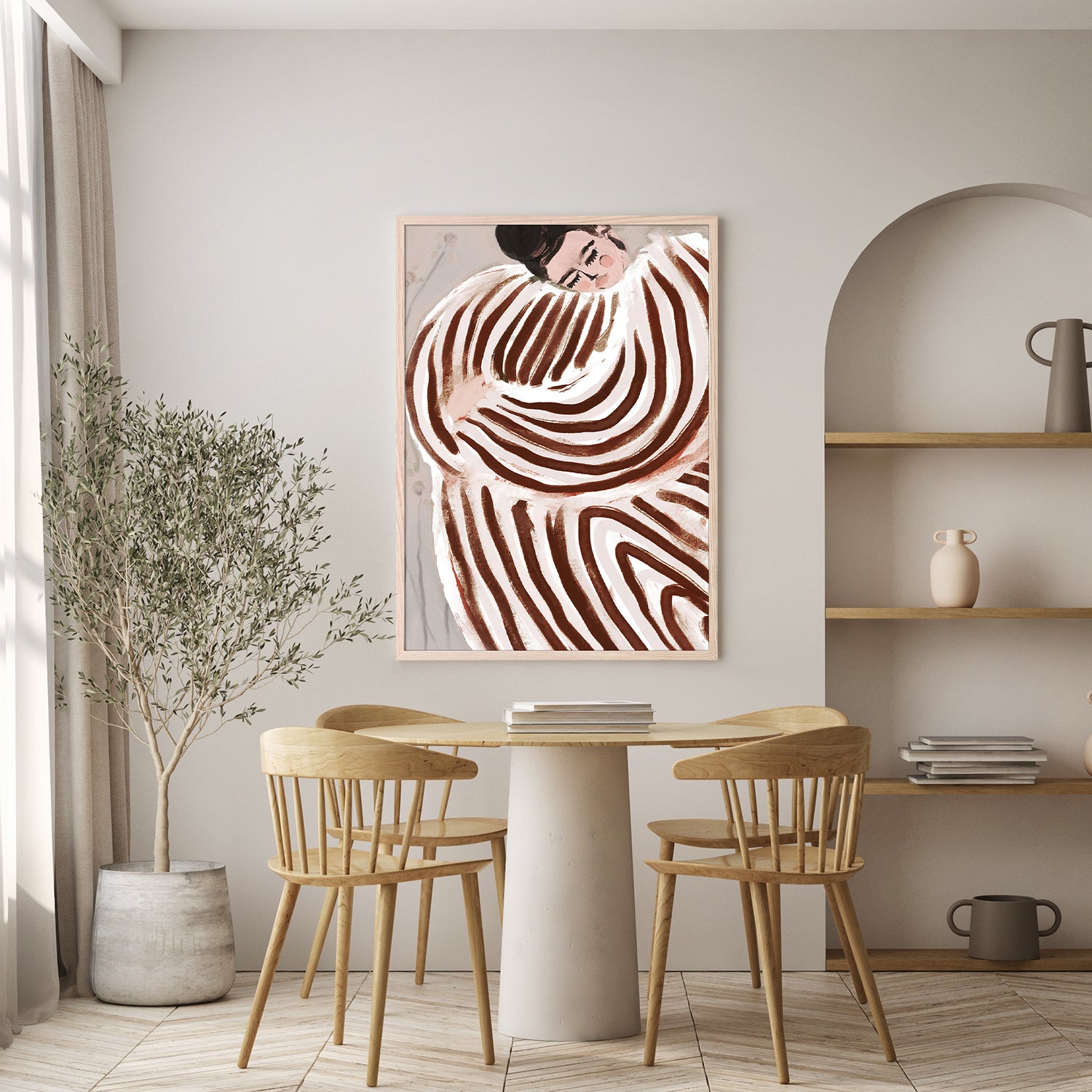 wall-art-print-canvas-poster-framed-Striped Embrace-9