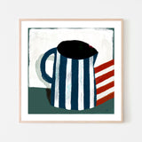wall-art-print-canvas-poster-framed-Striped Jug Still Life , By Marco Marella-6