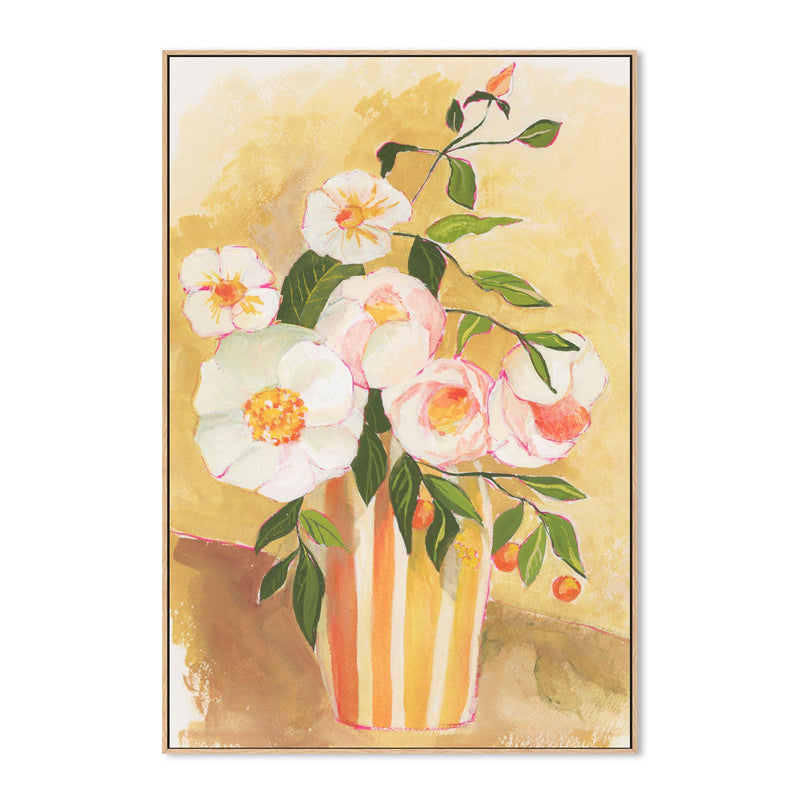 wall-art-print-canvas-poster-framed-Striped Vase , By Lucrecia Caporale-4
