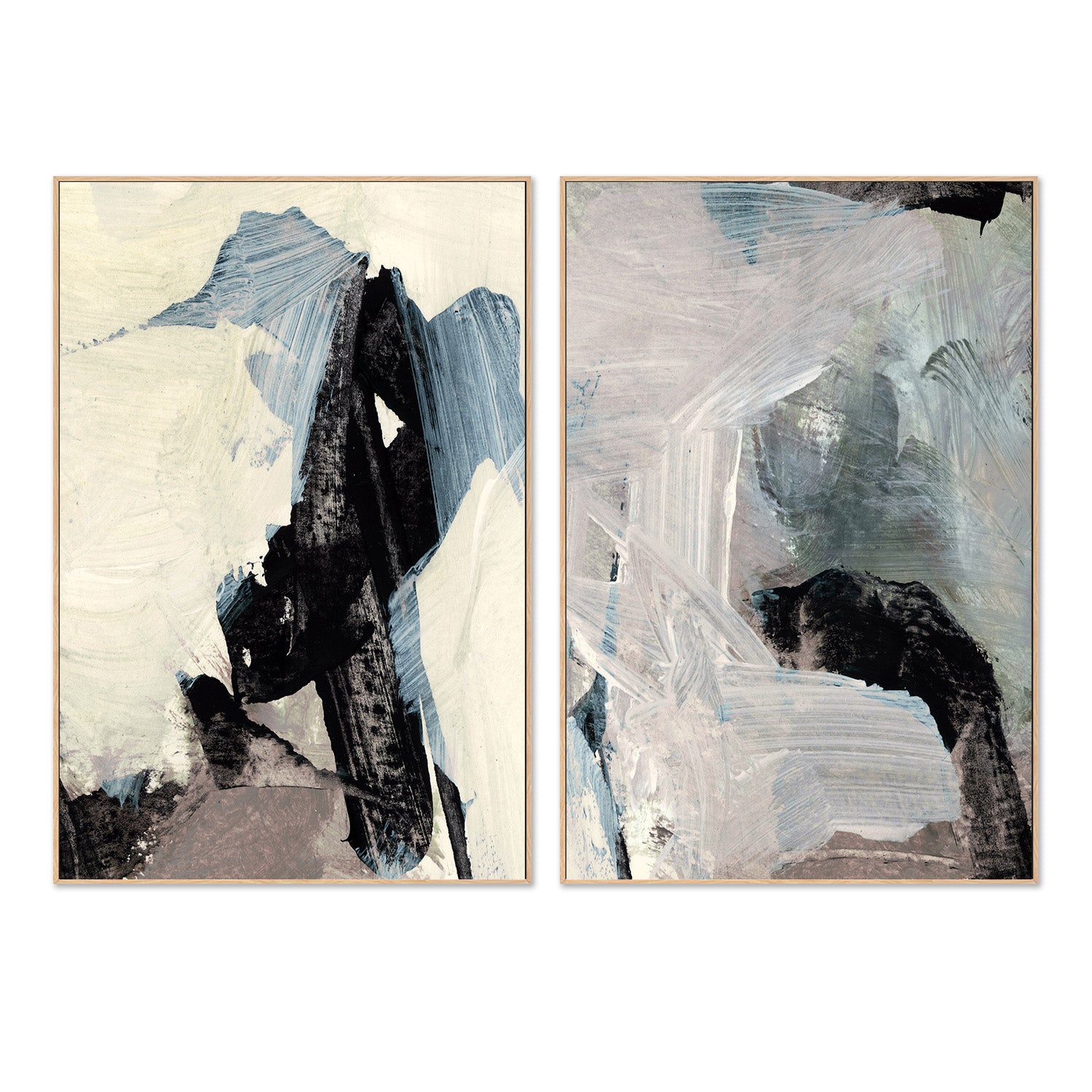 wall-art-print-canvas-poster-framed-Studio, Set of 2-4