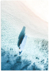 Stunning Shoreline and Blue Sea, Set Of 2-Gioia-Prints-Framed-Canvas-Poster-GIOIA-WALL-ART
