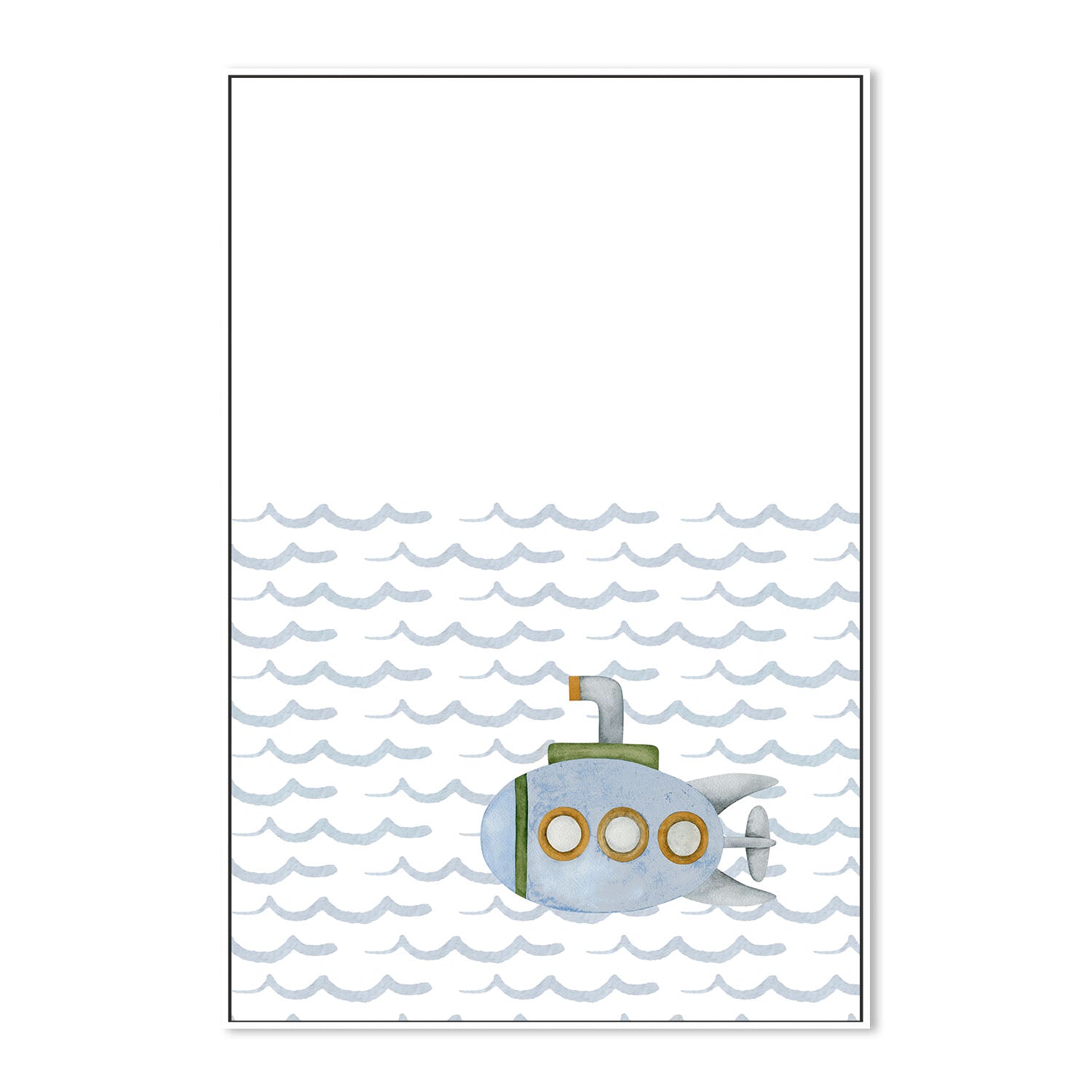 wall-art-print-canvas-poster-framed-Submarine , By At Viv Home Prints-5